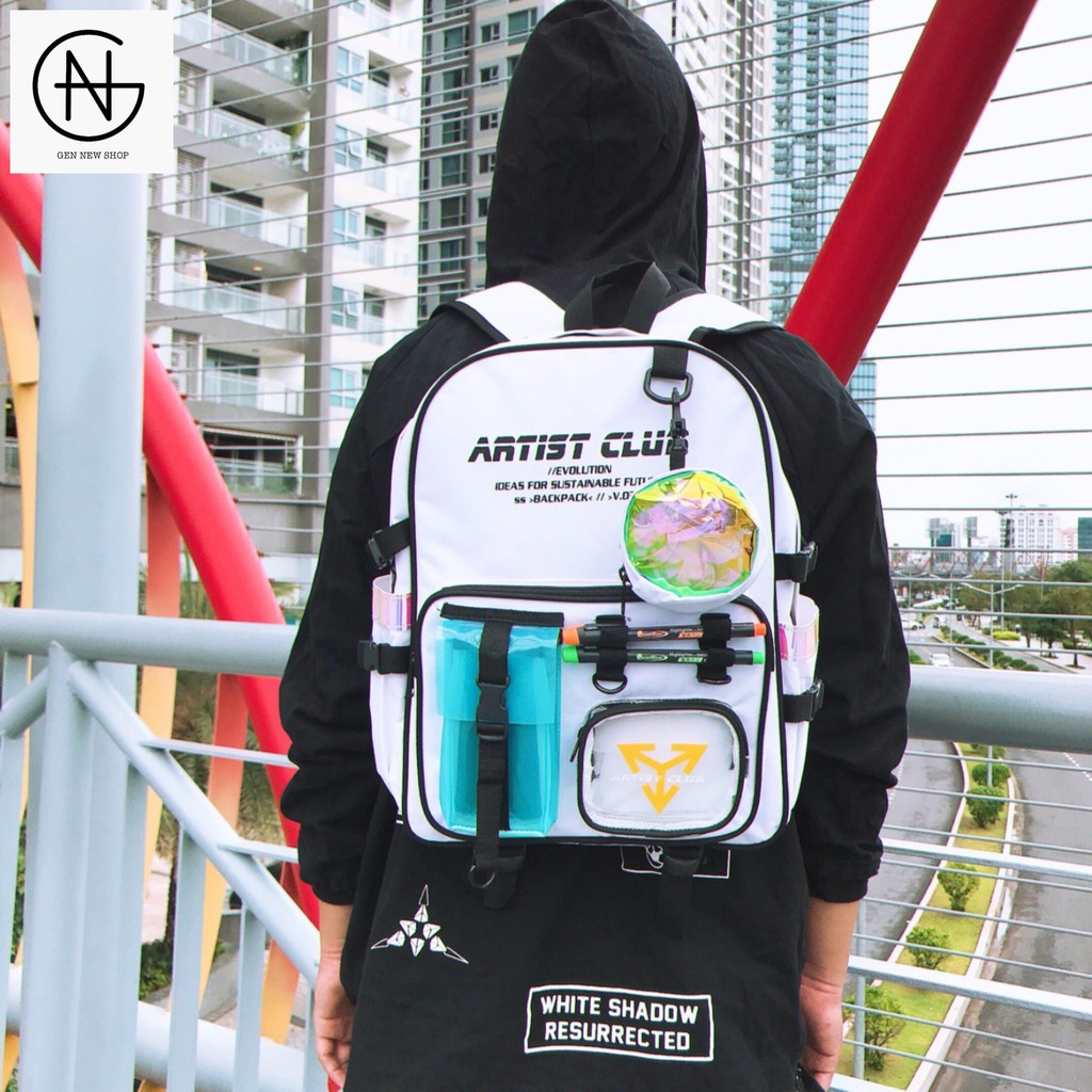 Balo Đi Học Nam Nữ Đẹp Học Sinh Hologram Dạ Phản Quang Phát Sáng  BL DQ AT 01