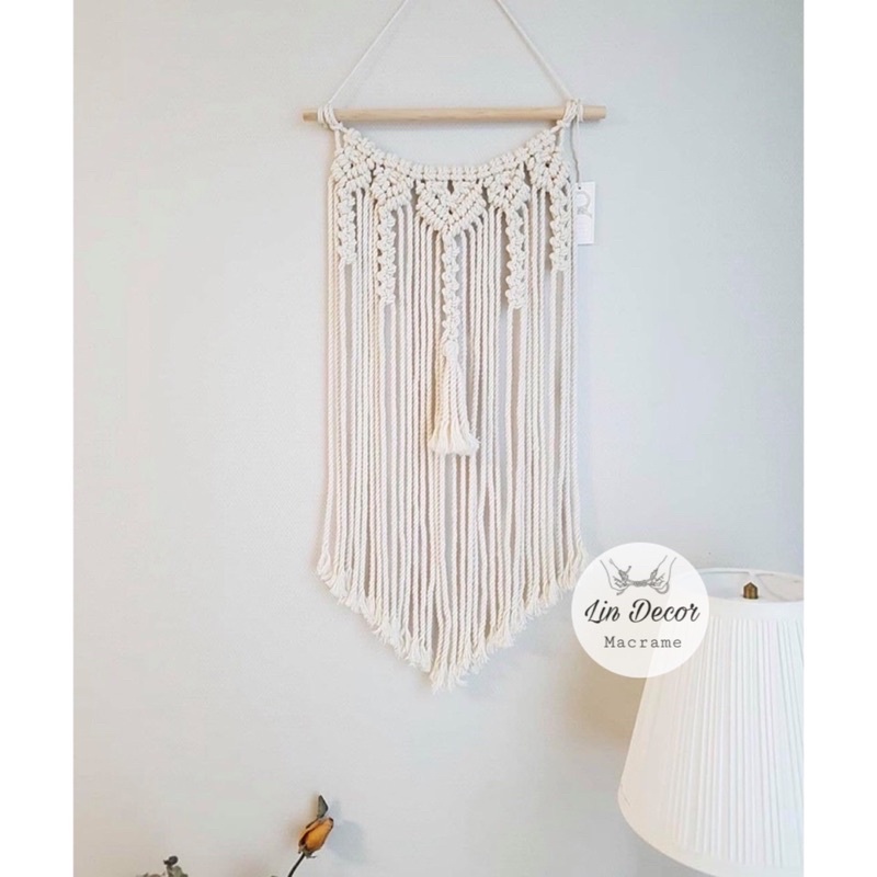 [Giá Ưu Đãi] Macrame treo tường phong cách vintage LH3