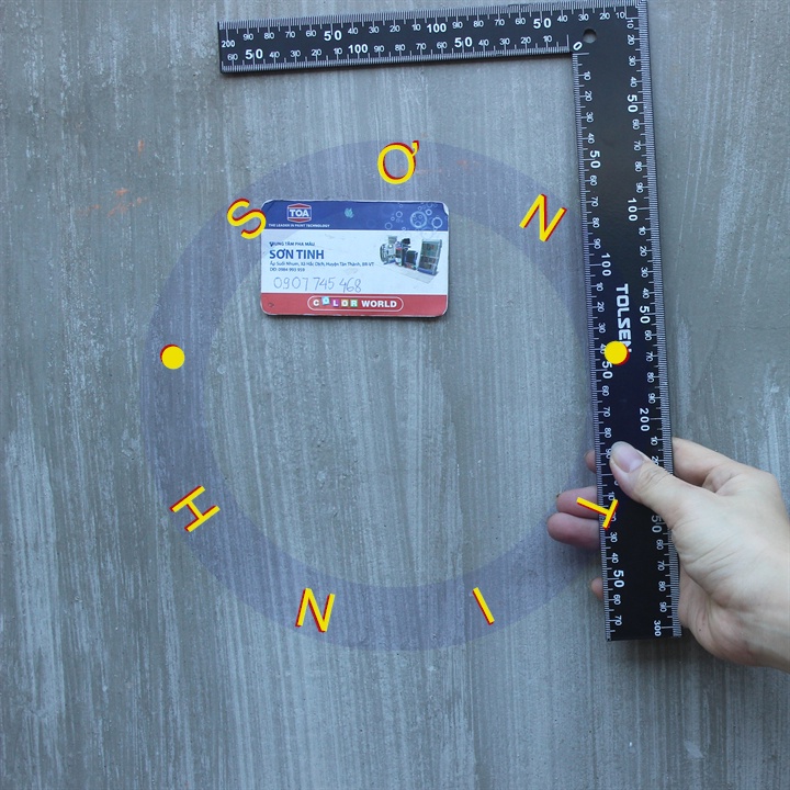 Thước góc đen Tolsen 35042 35043 200*300 mm 400x600mm THƯỚC KẺ, THƯỚC SẮT