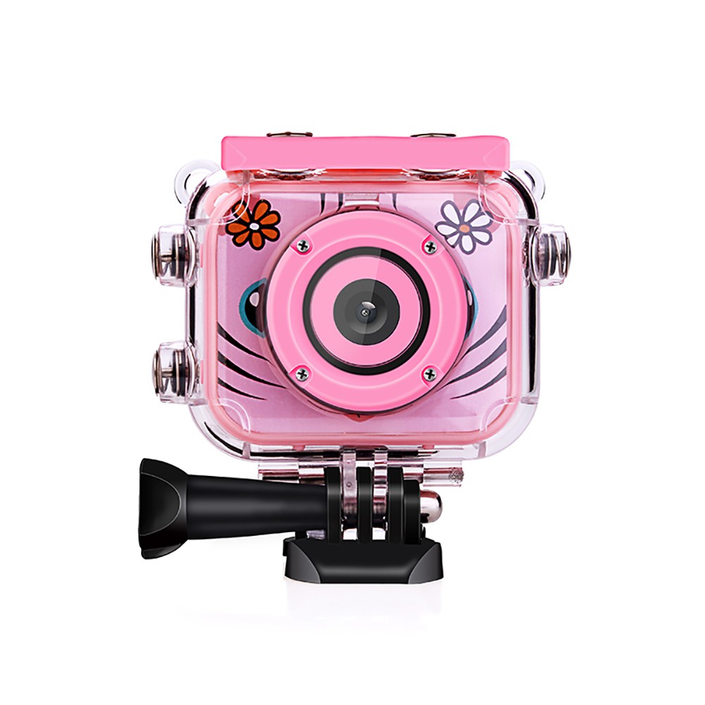 Kids Digital Video Camera Action Sports Camera 1080P 12MP Waterproof 30M Built-in Lithium Battery Christmas Gift New Year Present for Children Boys Girls