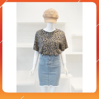 Áo thun nữ cotton xược loang lính atn24