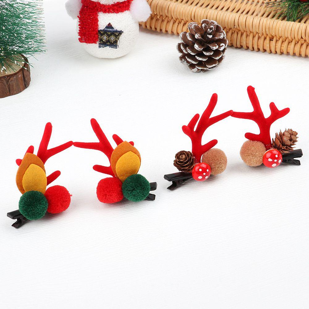Set 2 Kẹp Tóc Hình Sừng Hươu Xinh Xắn