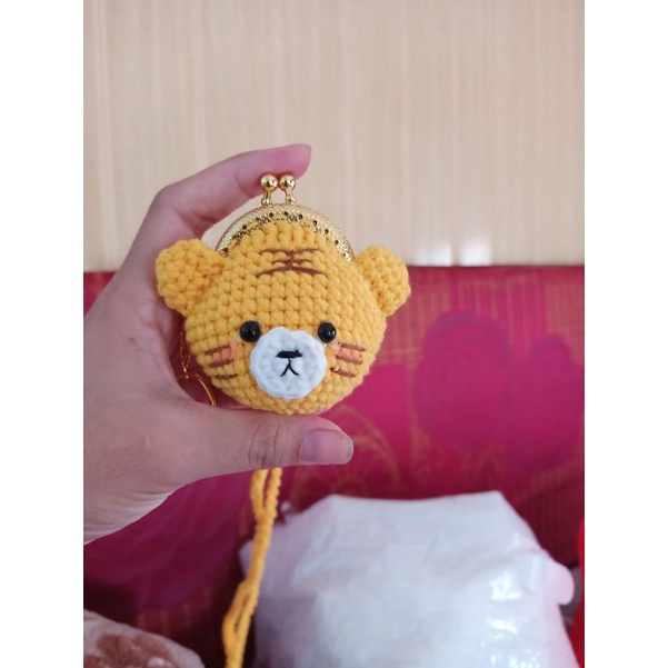 túi đựng tỏi hình con hổ cho bé