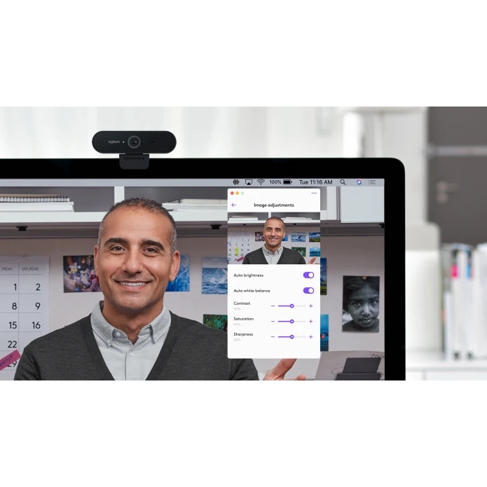 Webcam Logitech BRIO 4K Ultra HD - Bảo hành 12 tháng