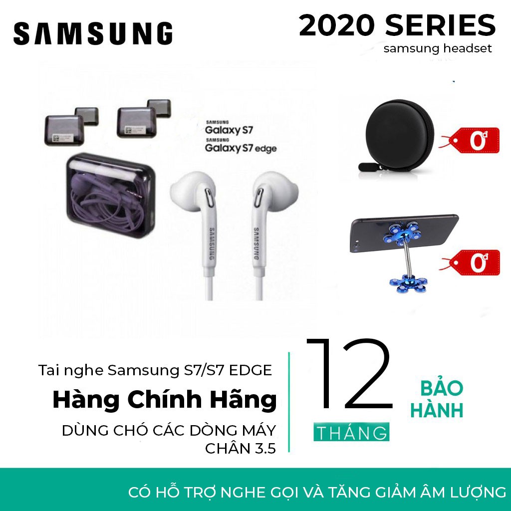 Tai Nghe cho Samsung Galaxay S7 Edge - Hàng Chính Hãng ( Tặng Hộp Đựng Tai )