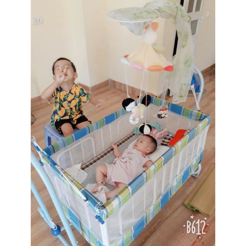 Nôi Điện Đại Vĩ 2in1 Cho Bé Kèm Võng. Bảo hành 12 tháng