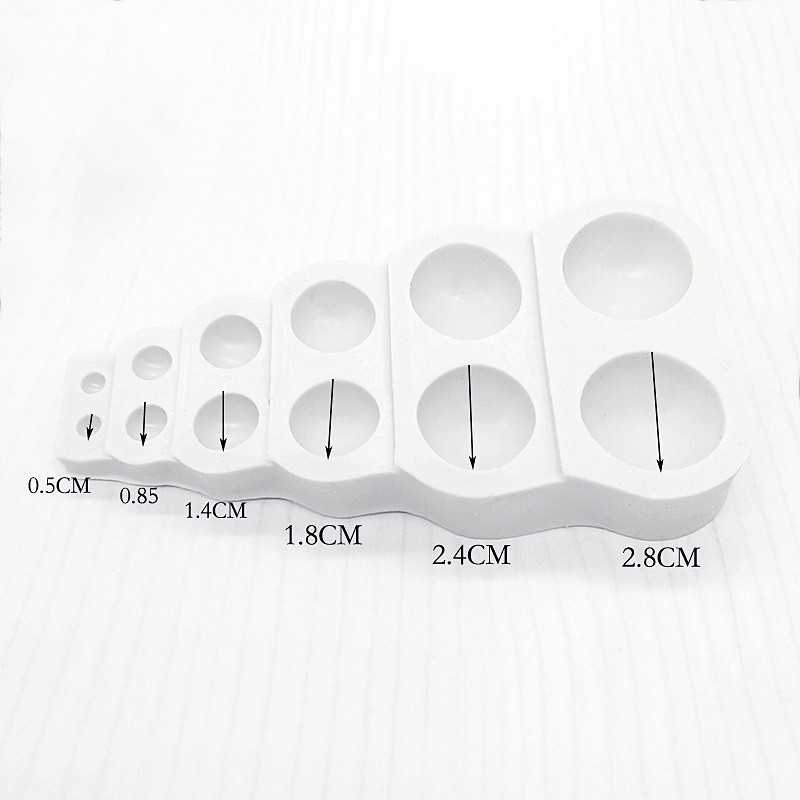 khuôn silicon bóng nhiều size