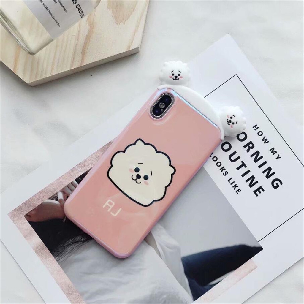 Bangtan Boys BtsTATA Slim Silicone TPU Soft Phone Case For iPhone | BigBuy360 - bigbuy360.vn