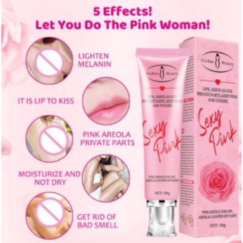 Kem chống thâm môi, làm hồng nhũ hoa vùng kín Sexy Pink Aichun Beauty 30G