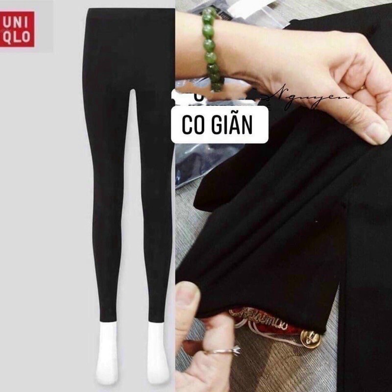 [ ẢNH/VIDEO THẬT ] Quần legging trơn lót lông ấm áp, cạp cao, vải dày dặn, giữ nhiệt | WebRaoVat - webraovat.net.vn