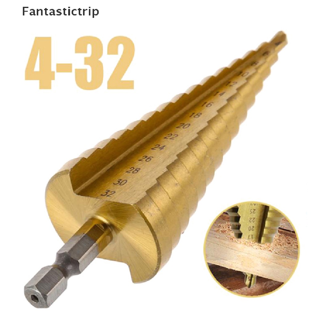 Bộ 3 Mũi Khoan Thép Gió HSS 4-12mm 4-20mm 4-32mm Tốc Độ Cao Mới