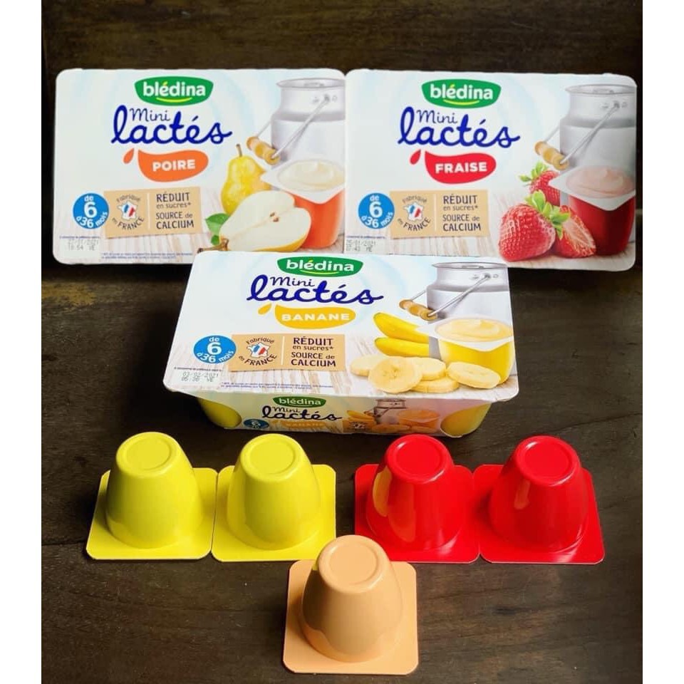 Sữa Chua Bledina Pháp Nhiều Vị Cho Bé Từ 6 Tháng - Lốc 6 Hộp