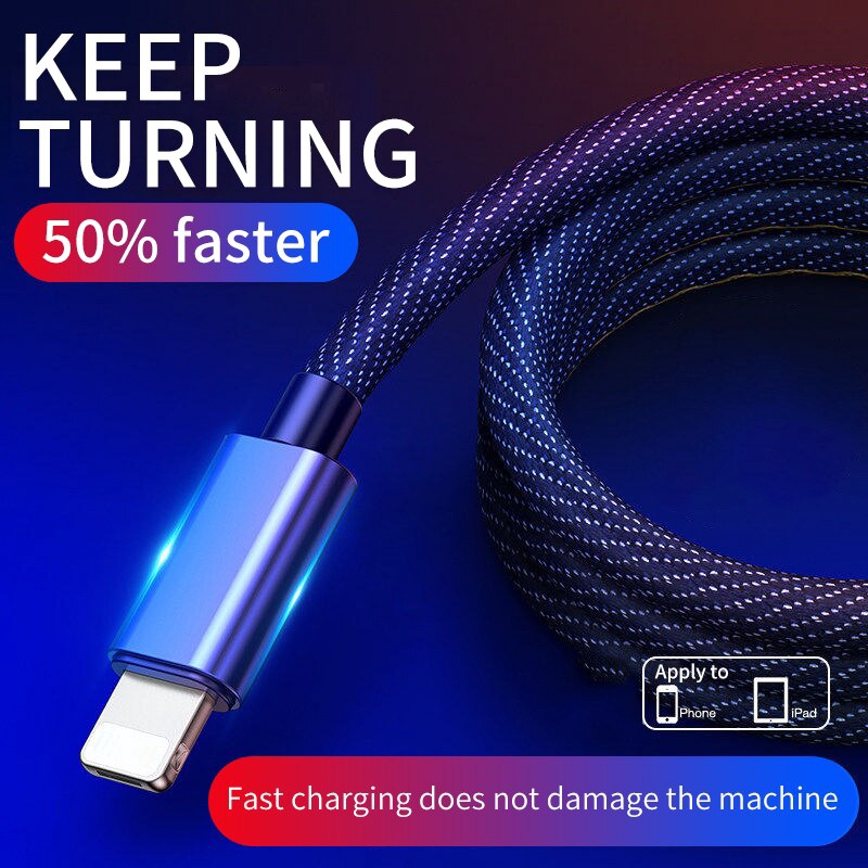 Dây Cáp Sạc Nhanh Cao Cấp Cho IP6/6S 7/8P Xsmax