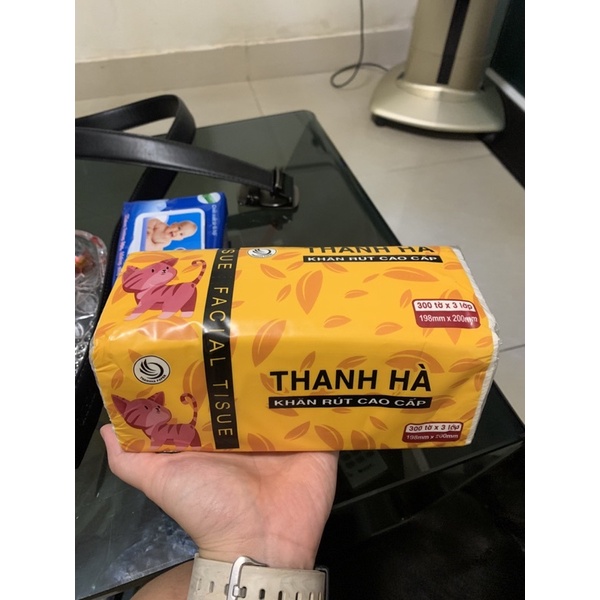 Giấy ăn Thanh Hà 300 tờ  loại to
