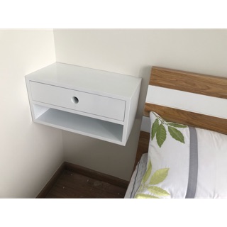 ✅ Kệ/Tab đầu giường treo tường nhỏ gọn 45cm với 2 tầng chưa Tab-252