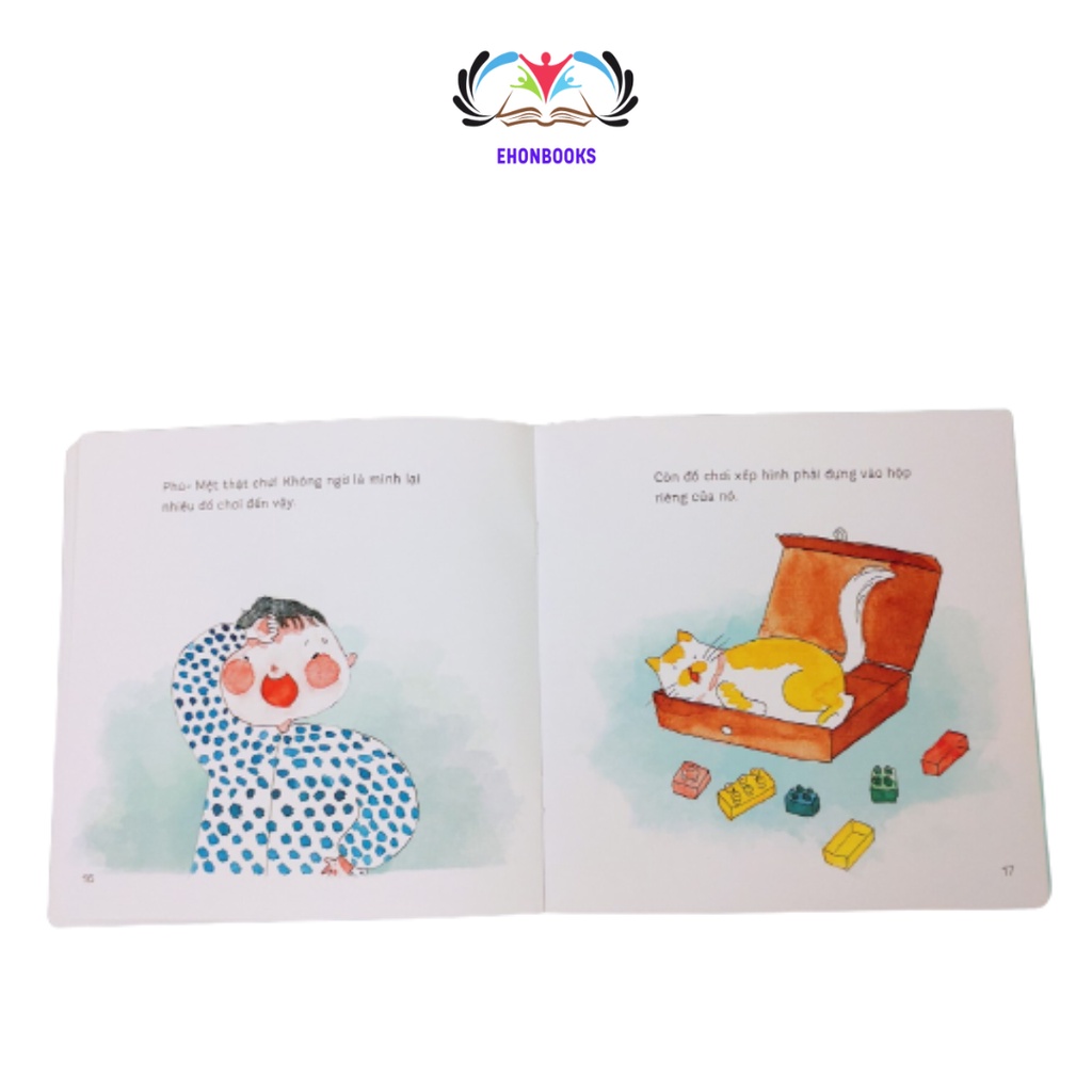 Sách Ehon cho bé 3 tuổi - Ehon Chúng Mình Lớn Rồi Dọn Đồ Chơi Nào! wabooks