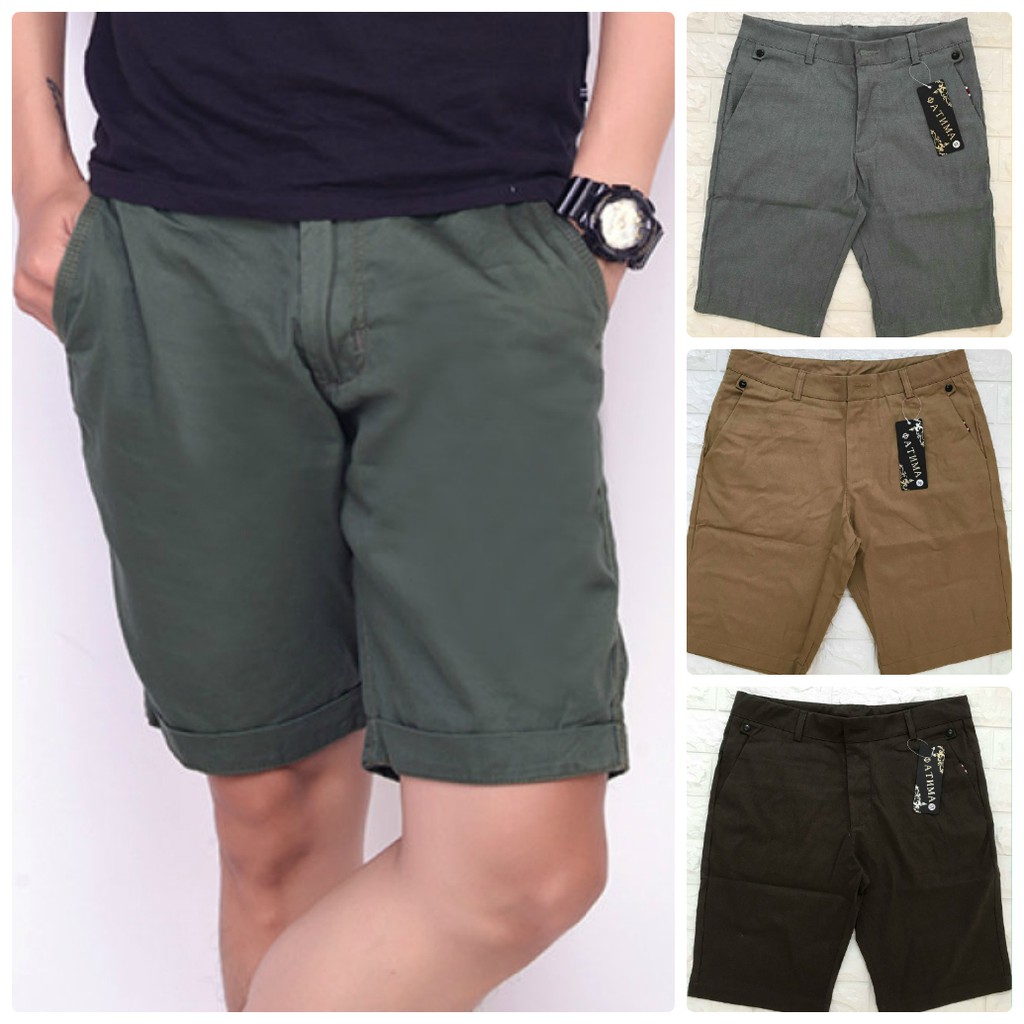Quần short kaki nam, quần đùi kaki nam
