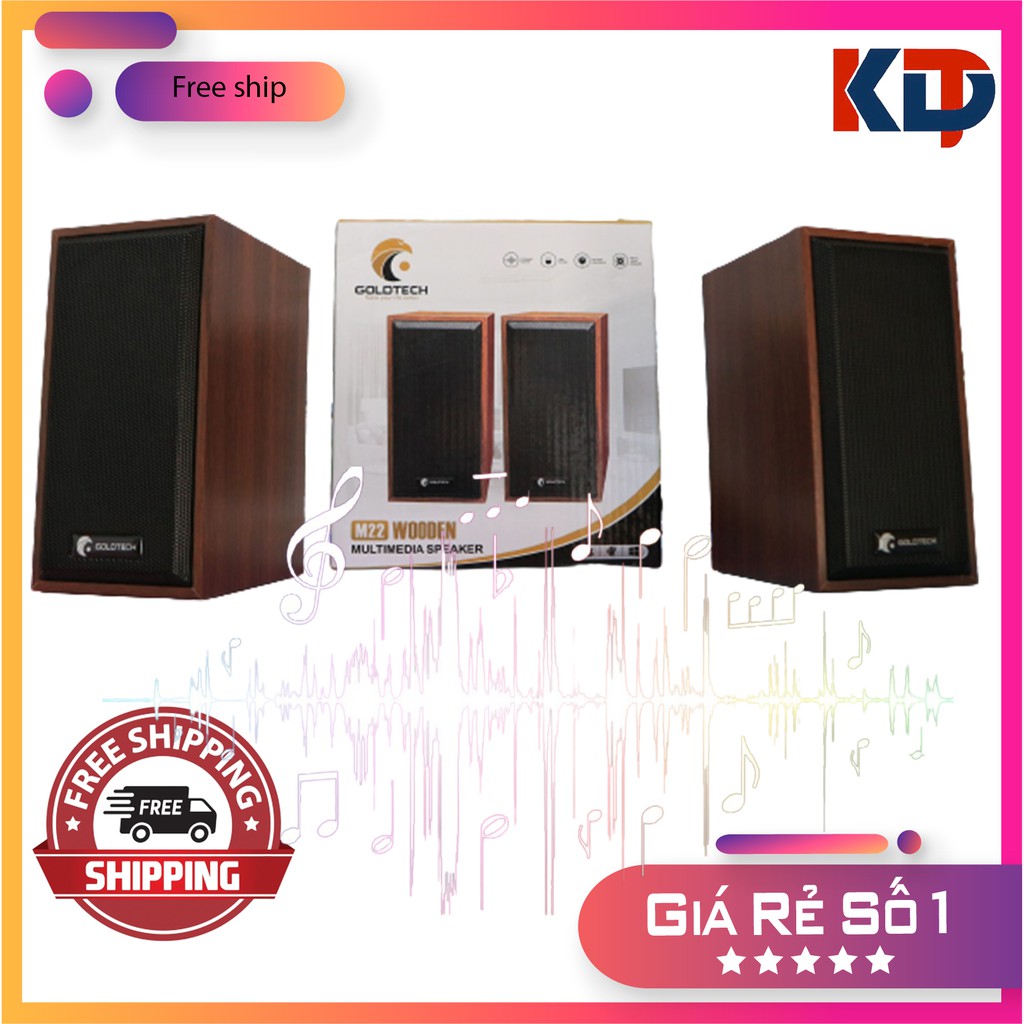 Loa vi tính goldtech usb âm thanh cực chất chính hãng