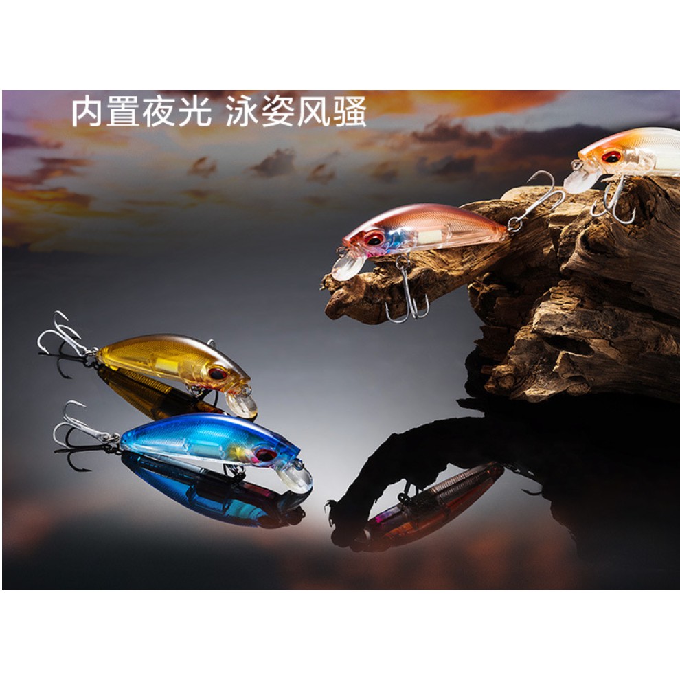 Mồi Câu Cá Giả Bằng Nhựa Cứng 0.2-1.5m 7mm / 10.4g