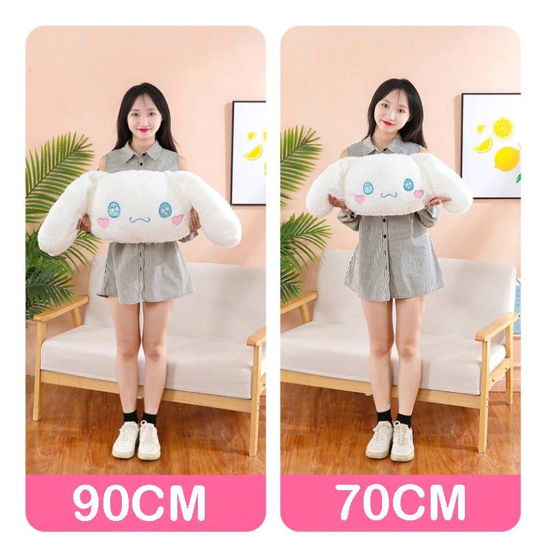 SANRIO Mới Gối Nhồi Bông Hình Cinnamoroll Dễ Thương Cho Bé