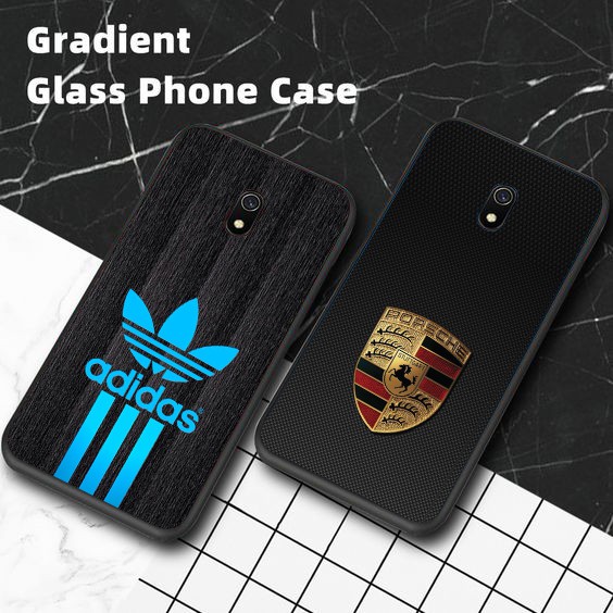 Ốp lưng Redmi 8A/Redmi 8 cường lực chống xước hình logo thể thao