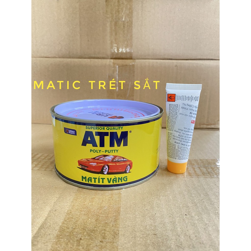 Bột trét Matic vàng 2 thành phần 1kg