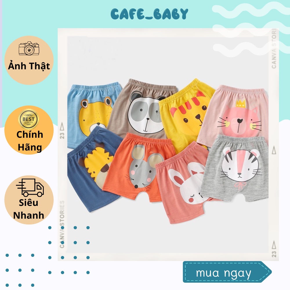 Quần đùi bé trai và quần đùi bé gái mông thú - Quần chục bé trai và quần chục bé gái CAFE_BABY044