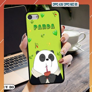 Ốp Oppo A39 (Neo 9s) - lưng nhám viền dẻo ngộ nghĩnh
