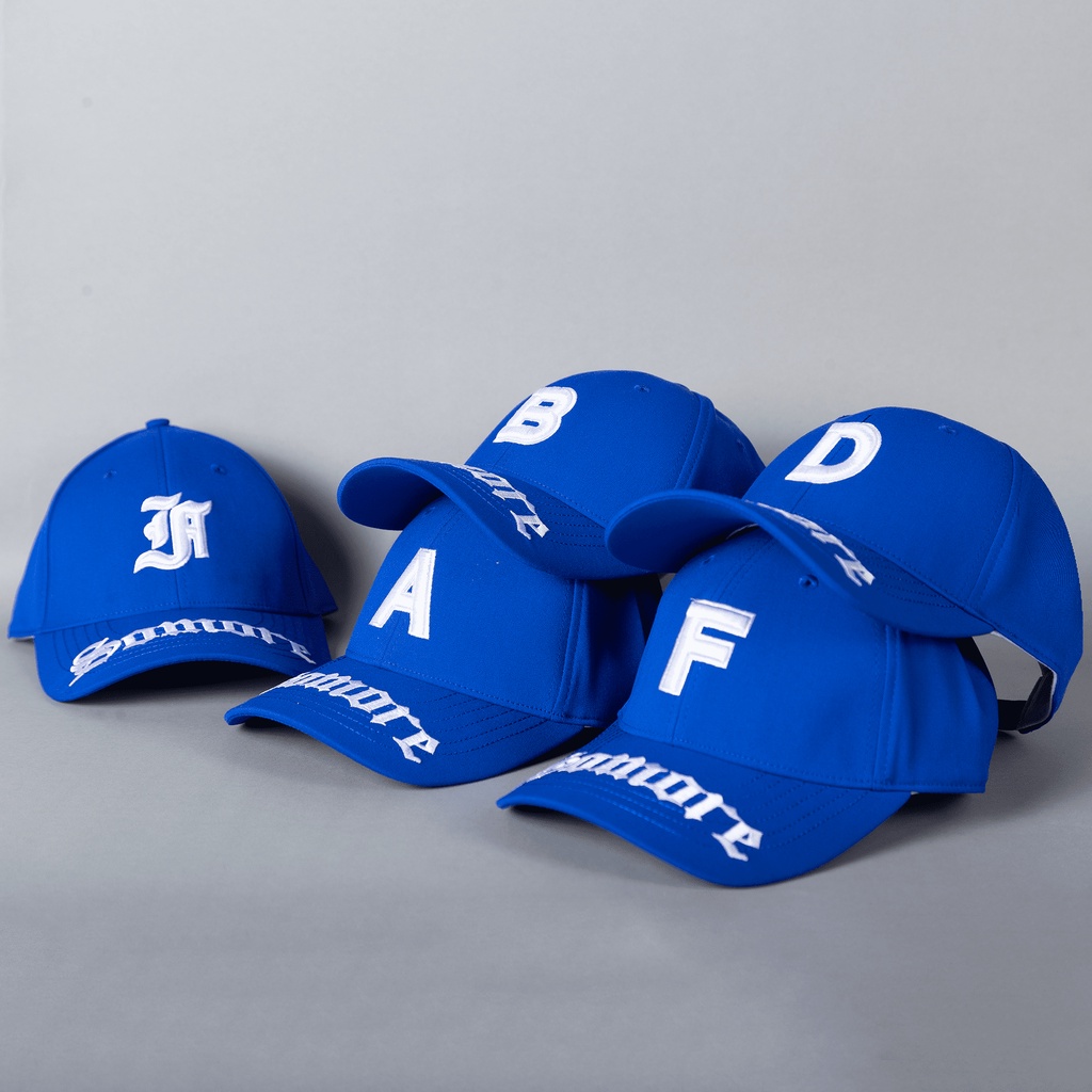 Nón kết xanh bích Somore Signature Blue Cap đứng form hình thêu 3D sắc nét