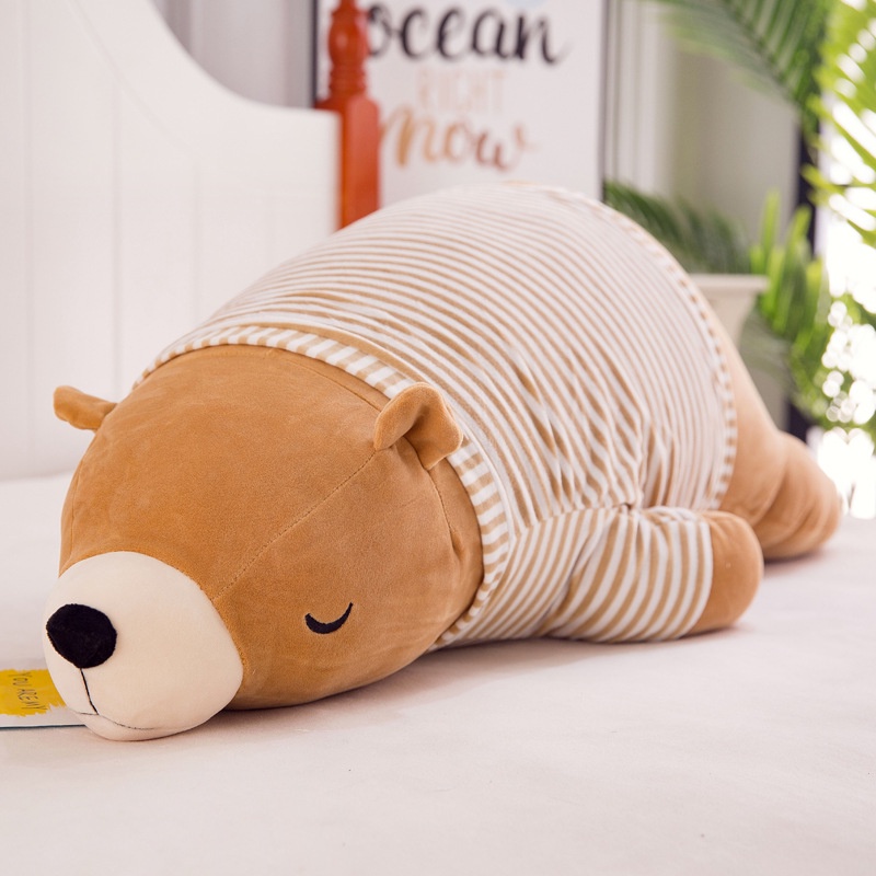 Thú Nhồi Bông Hình Gấu Bắc Cực Mềm Mại Đáng Yêu