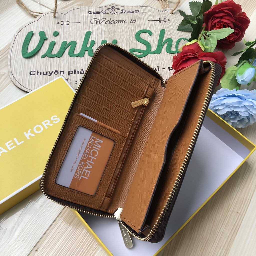 VÍ MK NHỎ CÓ KÈM DÂY MÓC TAY ẢNH THẬT KÈM CLIP SHIP GRAB