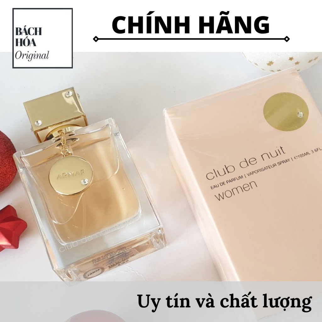 [Chính hãng] Nước hoa nữ Armaf CLUB DE NUIT WOMEN EDT 105ml - FULL SEAL