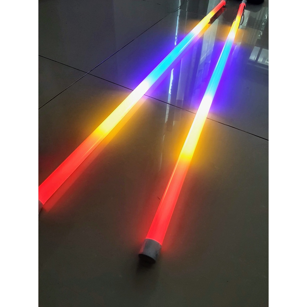Đèn Led Tuýp Trang Trí 60cm Nhiều Màu, Bóng Đèn Led T8 6 Tấc Sẵn Dây Nguồn (đặt mua từ 2 sp)