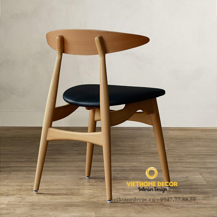 Ghế CH33 - ghế bàn ăn đẹp gỗ tự nhiên - Viethome Decor
