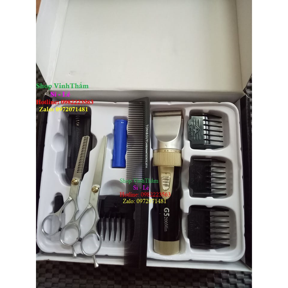 tông đơ cắt tóc gia đình G5[TẶNG KÈM BỘ KÉO &amp; LƯỢC CHUYÊN DỤNG]