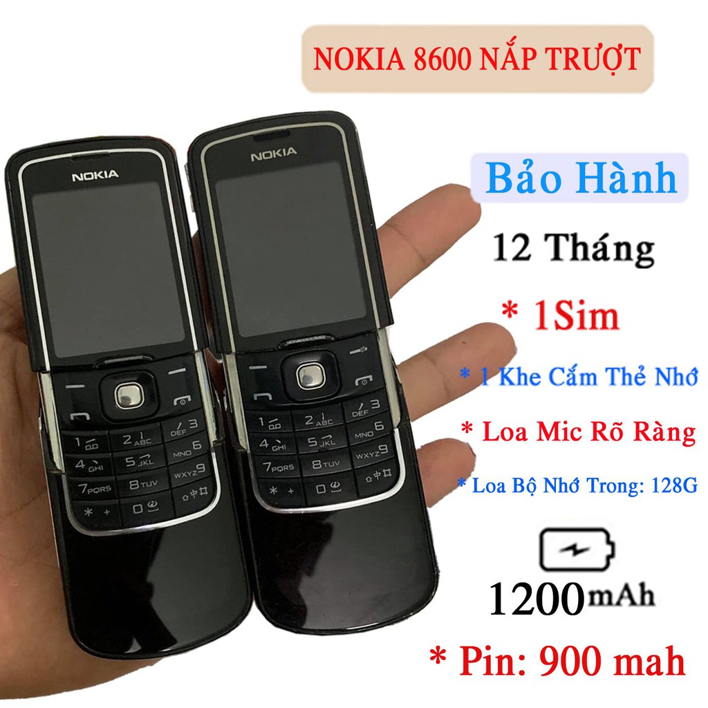 Điện Thoại Nokia 8600 Luna Chính Hãng Nắp Trượt