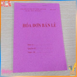 Hóa đơn bán lẻ 1 liên A5 60 tờ