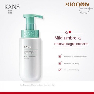 Sữa rửa mặt dạng viên nén màu xanh lá Kans