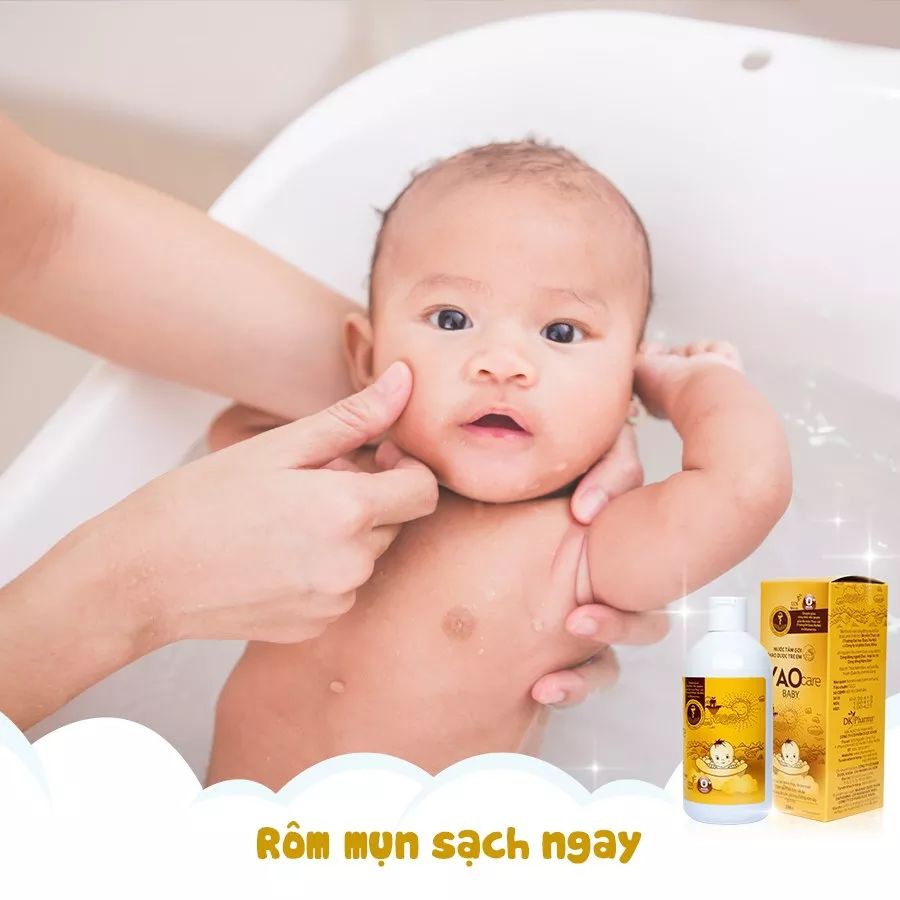 Nước tắm bé thảo dược Yaocare Baby 250ml - DK Pharma O+