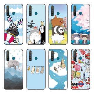 Ốp điện thoại TPU dẻo chống sốc in họa tiết hoạt hình đáng yêu cho OPPO REALME 5I/ REALME 5S/ REALME 5 PRO/ REALME Q
