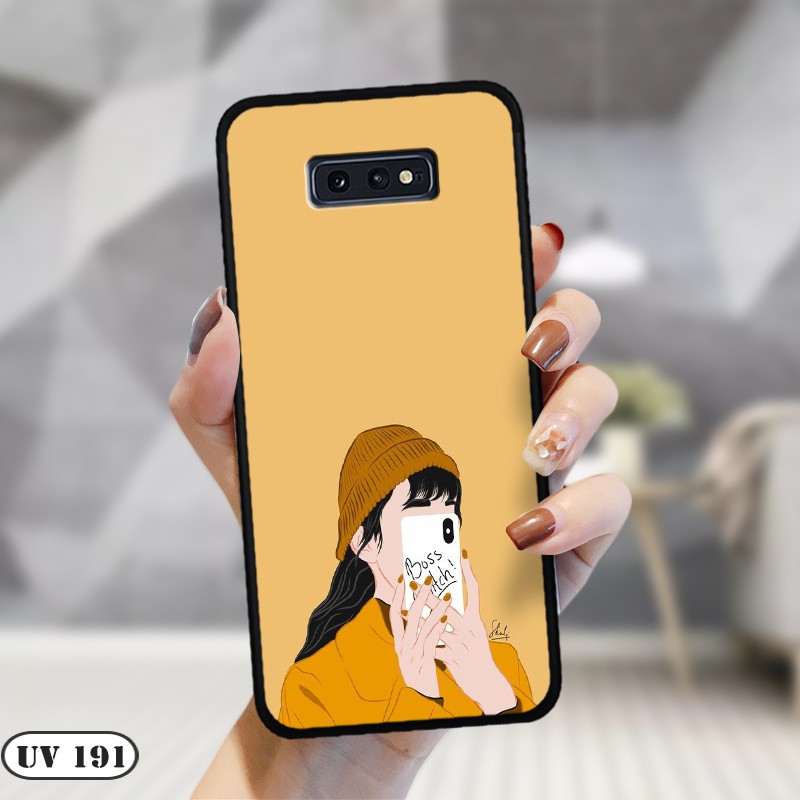 Ốp lưng nhám Samsung Galaxy S10E in hình