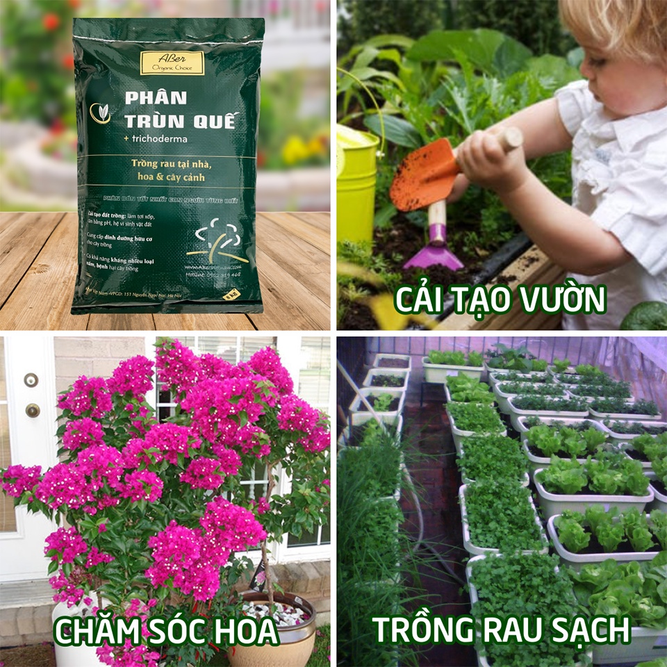 Phân trùn quế ABer bao 8kg