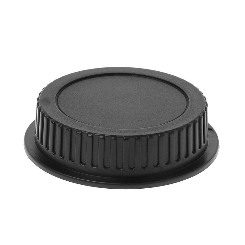 HSV Rear Lens Body Cap Camera Cover Set Dust Screw Mount Protection Plastic Black Replacement for Canon EOS EF EFS 5DII 5DIII 6D