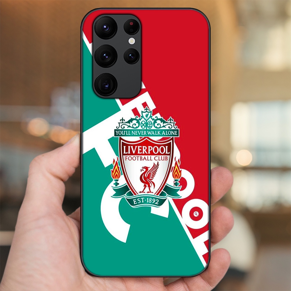 Ốp lưng Samsung S20 Ultra viền đen in hình Liverpool FC
