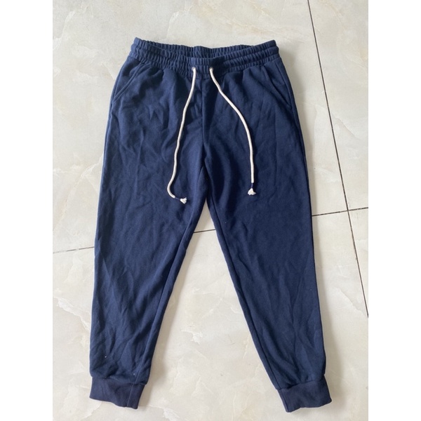 (40-100kg) Quần jogger form cộc lửng cotton nỉ mỏng vnxk xuất nhật gap/oldnavy