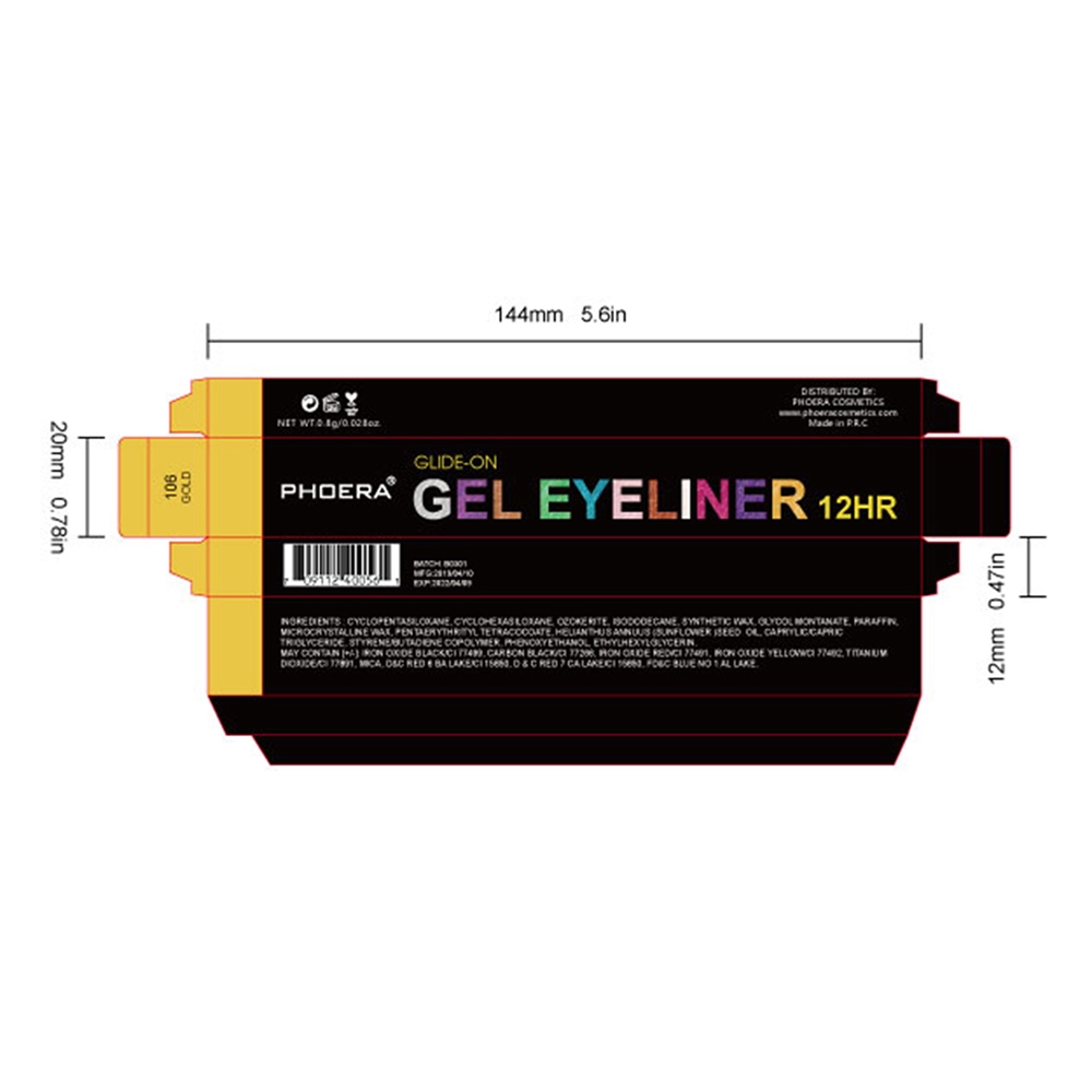 [Hàng mới về] Chì kẻ mắt không thấm nước lâu trôi chống nhòe | BigBuy360 - bigbuy360.vn