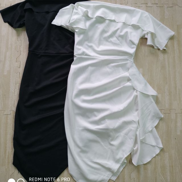 Đầm lệch vai