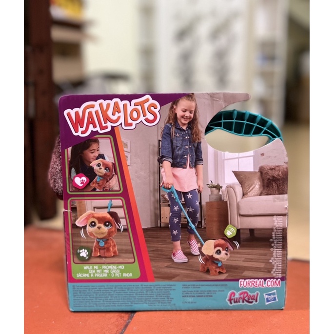 Đồ chơi Fur Real Walkalots chó nâu biết đi, phát âm thanh vui nhộn hàng chính hãng fullbox