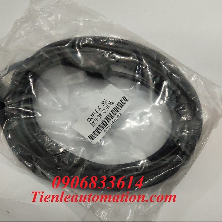 Cáp kết nối màn hình HMI Delta DOP-A DOP-B với PLC Mitsubishi FX Series FX1N FX2N FX3G FX3U qua cổng RS422