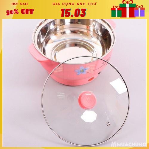 [Siêu Sale] Nồi lẩu mini đa năng size 28cm - Nồi lẩu điện COOKING POT chiên, xào, nấu mỳ, nấu lẩu